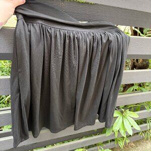 BloomChic Skirt Black A-Line Elastic Waist Plus Size 18/20 NWT